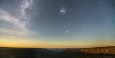 Milky Way and the Moonrise 